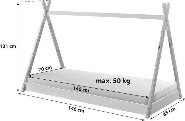 Produktbild pfister Tipi (70 x 140 cm)