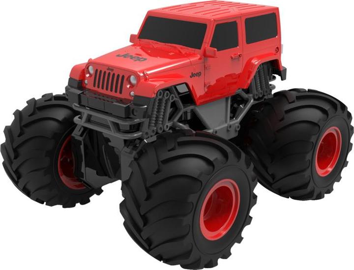 Double Remote-controlled car (red) Jeep (Amphibious) E342-003