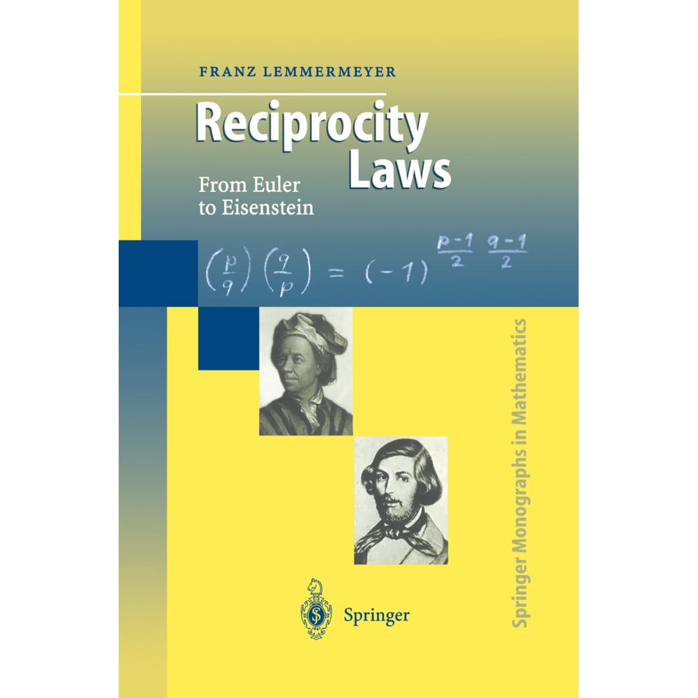Thumbnail - Lemmermeyer:Reciprocity Laws, Fachbücher von Franz Lemmermeyer