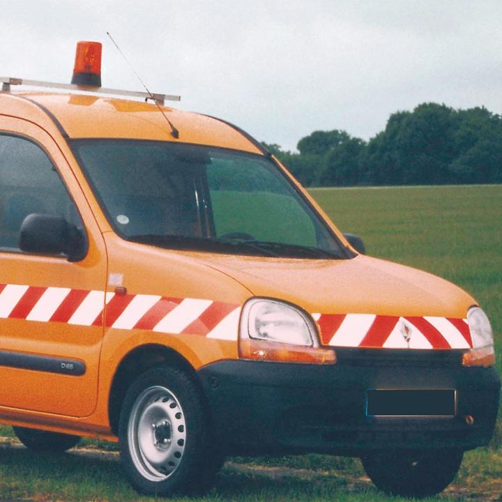 Image du produit Moravia Film de signalisation FLEX DIN 30710 rouge-blanc réfléchissant R2 (282 mm)
