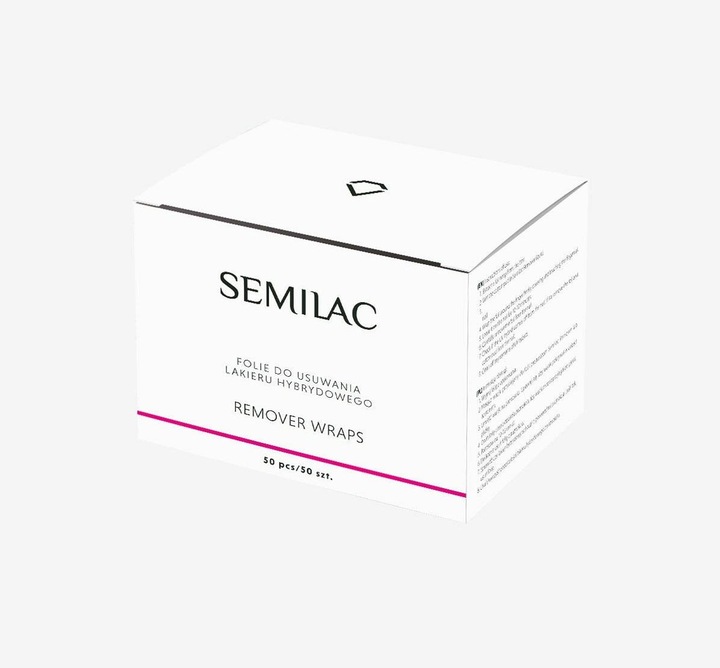 Actual product image Semilac Foils for removing hybrid lacquers 1p - 50pcs.