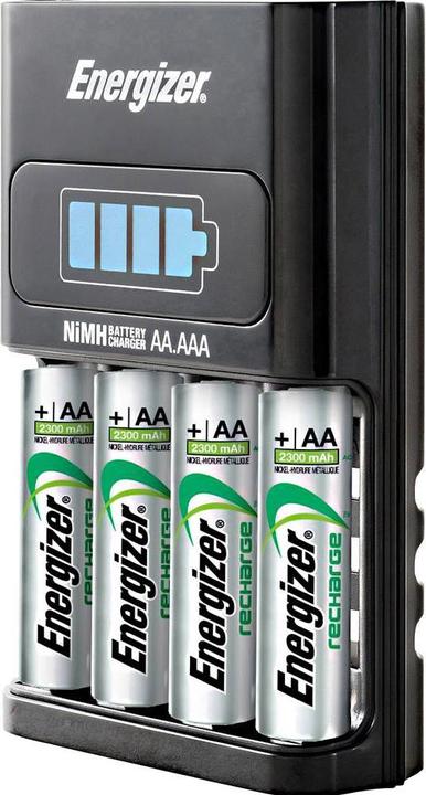 Image du produit Energizer Recharge 1 heure (4 pcs, AA, AAA, 2300 mAh, Piles rechargeables + chargeur)