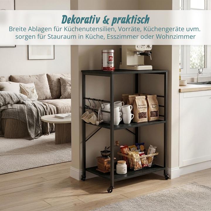 Produktbild Relaxdays Küchenrollwagen