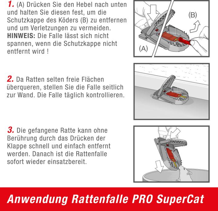 Actual product image Super Cat Rattenfalle PRO SuperCat 1er