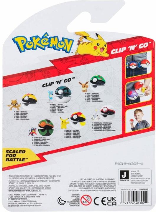 Produktbild Jazwares Pokémon Clip'n'Go Poké Balls Togedemaru & Premierball