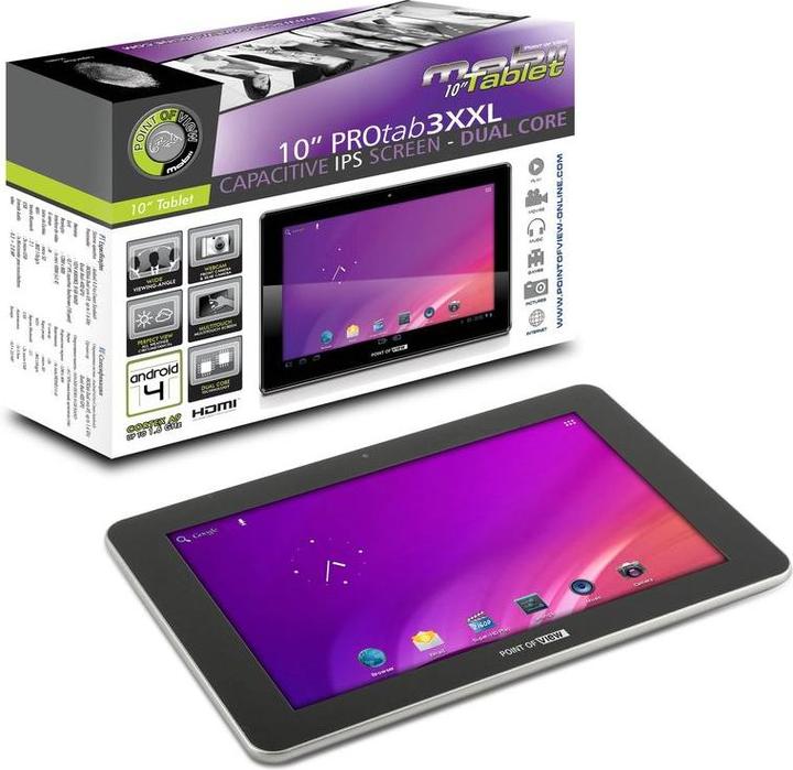 Produktbild Point of View 3 XXL (4G, 10.10", 8 GB, Silber)