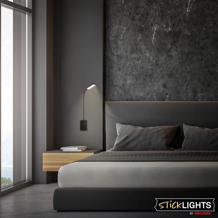 Produktbild Briloner CIELO LED Leseleuchte - Schwarz (150 lm)