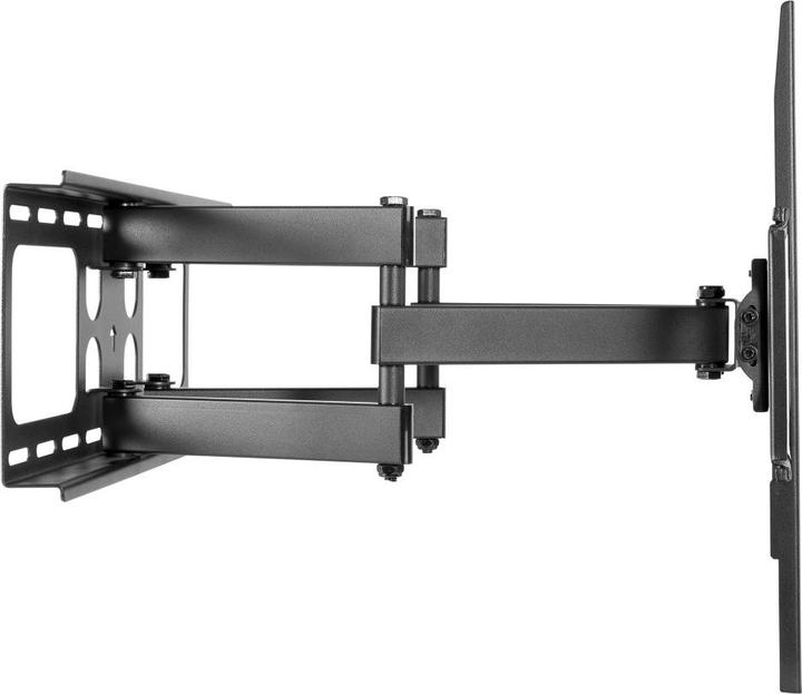 Actual product image Techly Wall mount for LCD TV 81-139cm 32-55inch black tiltable 5-12degrees VESA 600x400 load b (Wall, 55", 50 kg)