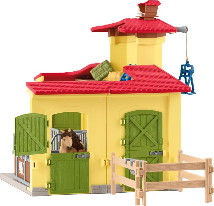 Actual product image Schleich Pony box with Icelandic horse stallion