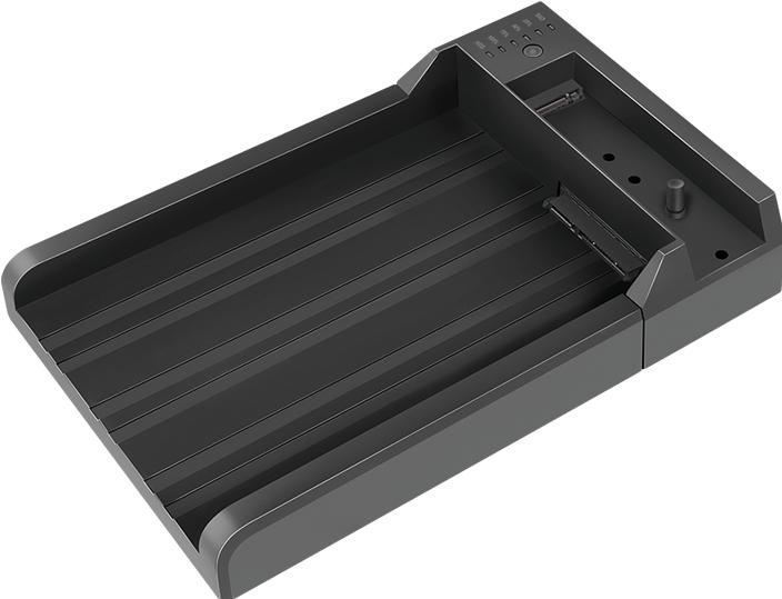 Image du produit LogiLink Quickport USB 3.2 Gen 2, 2 ports, pour SATA HDD/SSD et M.2 NVMe SSD (USB-C, 2 Ports)