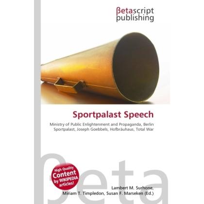 Sportpalast Speech, Sachbücher