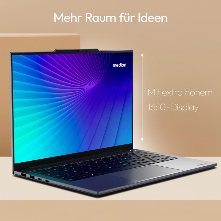 Immagine prodotto Medion Signium 14 S1 OLED (14", 512 GB, 16 GB, DE, Intel Core 5 120U)