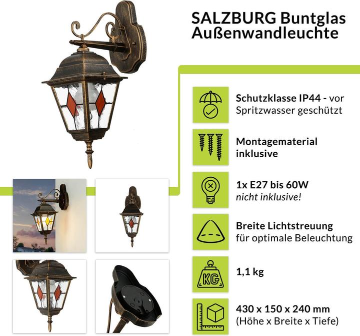 Produktbild Licht-Erlebnisse Salzburg M (E27, IP44)