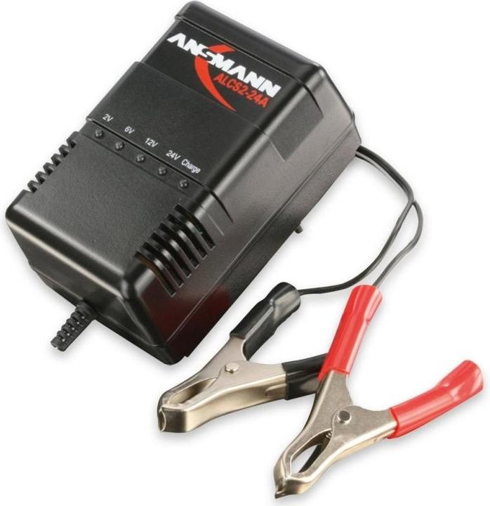 Image du produit Ansmann 220V Ladegerät für 12V Akku (24V, 6V, 12V, 24 A)