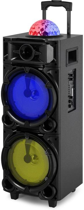 Actual product image Fenton Karaoke set - LIVE290 Party speaker met microfoons en discolamp - Met Bluetooth