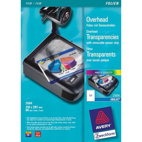 Thumbnail - Avery, Zubehör Präsentieren, Overhead-Folien