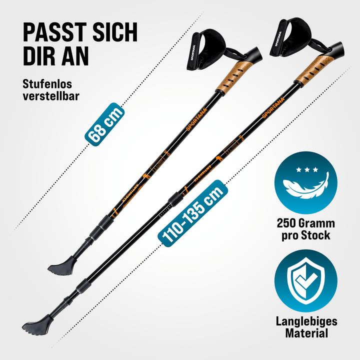 Actual product image Deuba Hiking poles (68 - 135 cm)