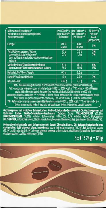 Produktbild Starbucks White Mocha (120 g)
