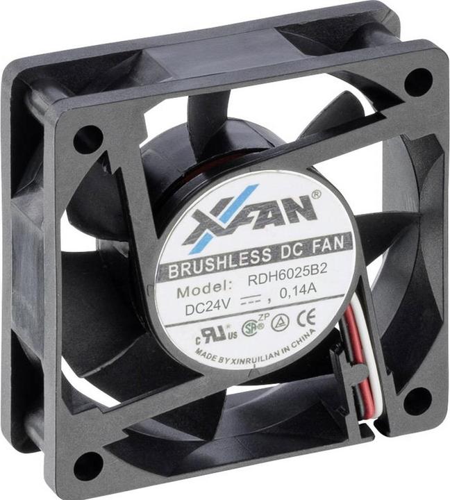 X-Fan X Fan ventilator RDH6025B 24 V/DC (60 mm, 1x)