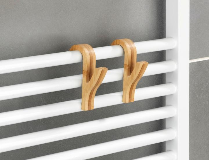 Produktbild Wenko Haken Handtuchheizkörper 2er