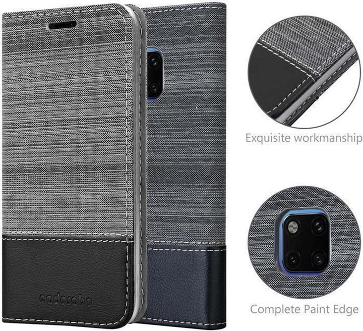 Produktbild Cadorabo Book Jeans Optik Cover (Huawei Mate 20 Pro)