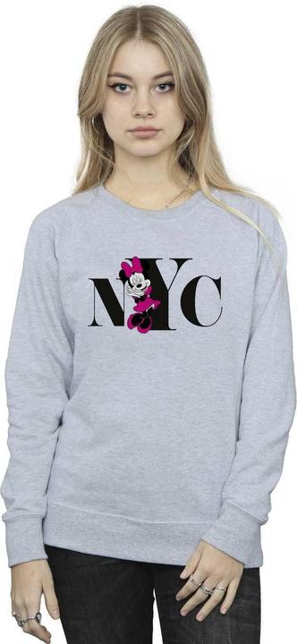 Actual product image Disney Womens/Ladies Minnie Mouse NYC Sweatshirt (XXL)