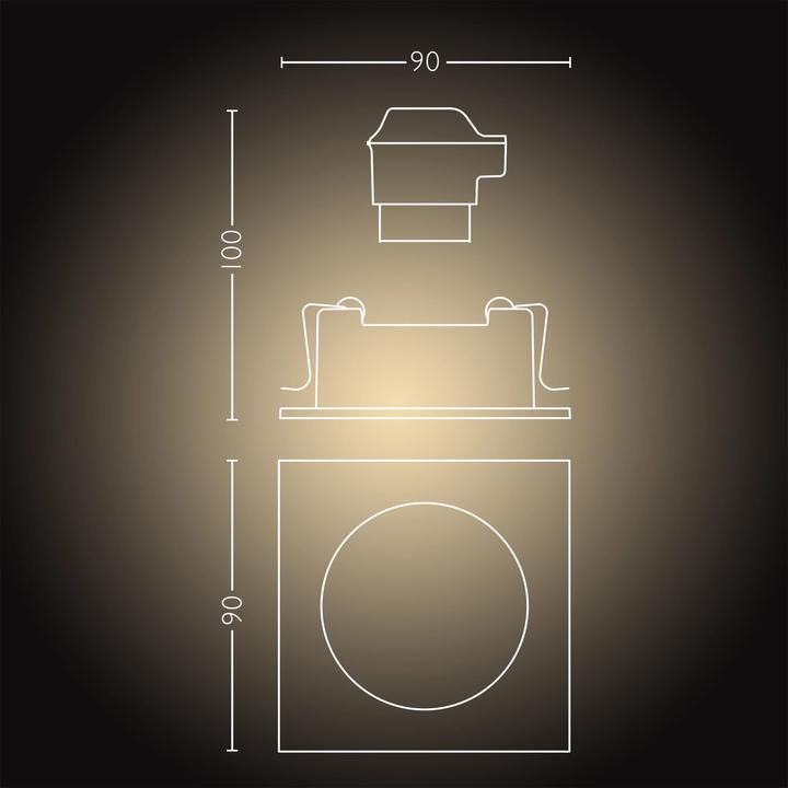 Produktbild Philips Hue Milliskin Basis BT (350 lm, GU10)
