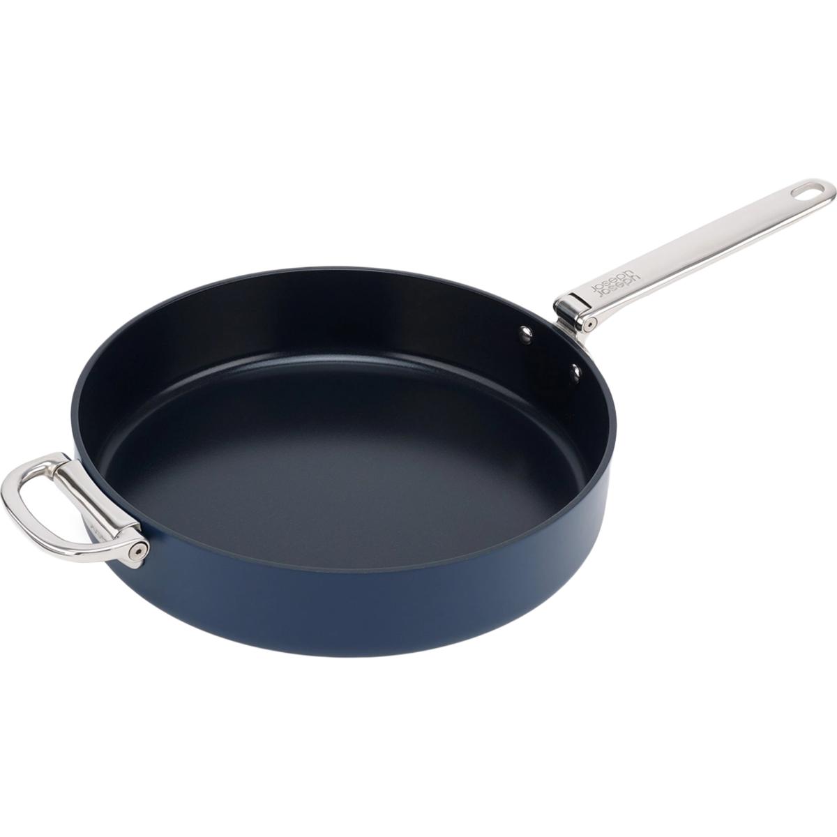 Joseph Joseph Space Bratpfanne klappbarer Griff D30cm, Pfanne + Kochtopf, Blau
