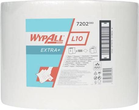 Actual product image Wypall Wipe L-10 EXTRA + large roll, made of Airflex material, 1000 cloths, 1-ply (1x)