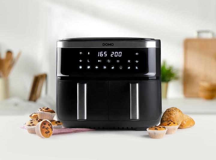 Produktbild Domo DO537FR Heissluft-Fritteuse Überhitzungsschutz, Timerfunktion, mit Display, Antihaftbeschichtu