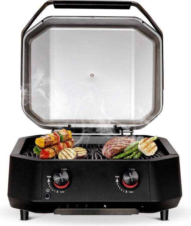 Produktbild Cozze - Grill G -500 Gas 2 Zonen 5 kW - Bio -Baumwolle - Schwarz (90502) (5 kW)