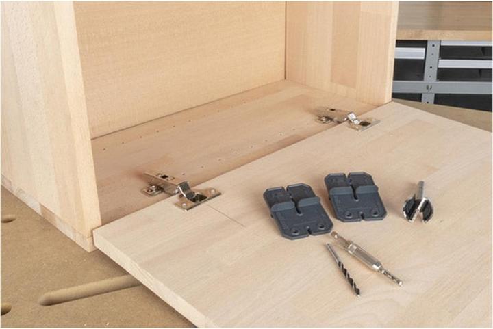 Produktbild wolfcraft 1 Scharnierloch-Set 26 mm (26 mm)