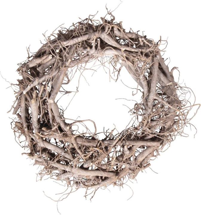 Actual product image Rayher Willow wreath white wiped 40cm