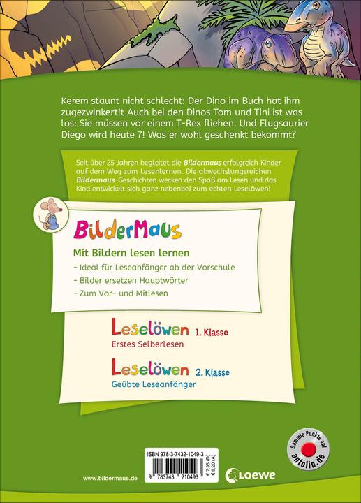 Produktbild Bildermaus - Dinosauriergeschichten (Deutsch, Michael Böhm, Loewe Erstlesebücher, Henriette Wich, 2022)