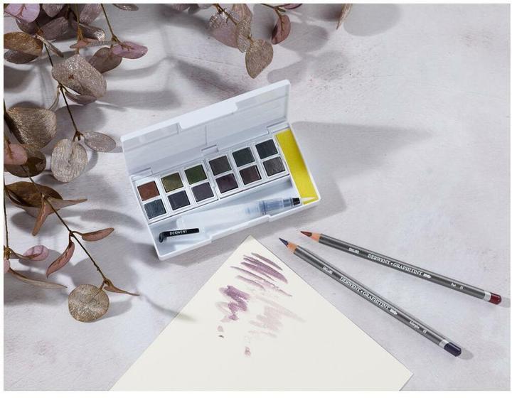 Immagine prodotto Derwent Set di 12 pentole Graphitint (Bianco)