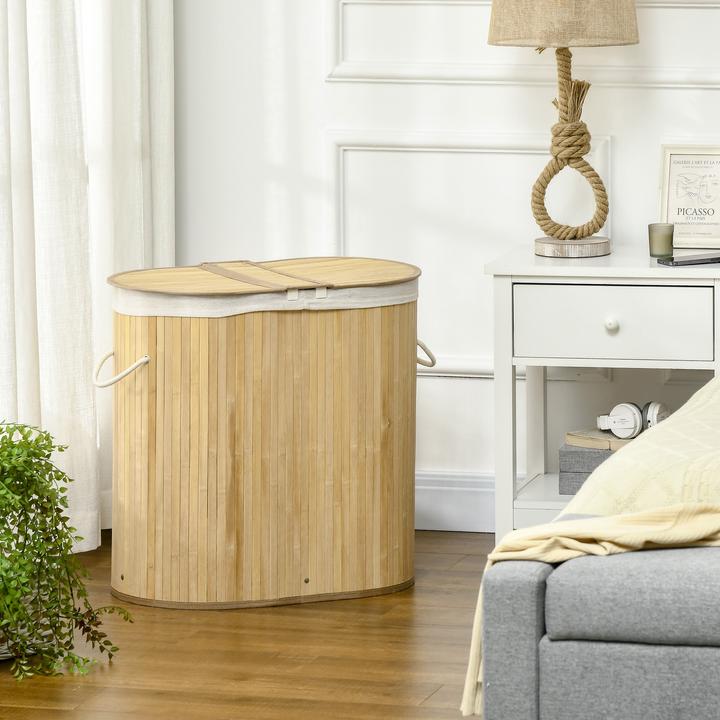 Actual product image Homcom Laundry basket with lid (100 l)