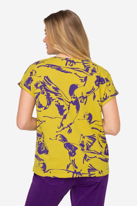Immagine prodotto Laurasøn T-shirt con stampa con anatre, scollo rotondo e OEKO-TEX (XXL)