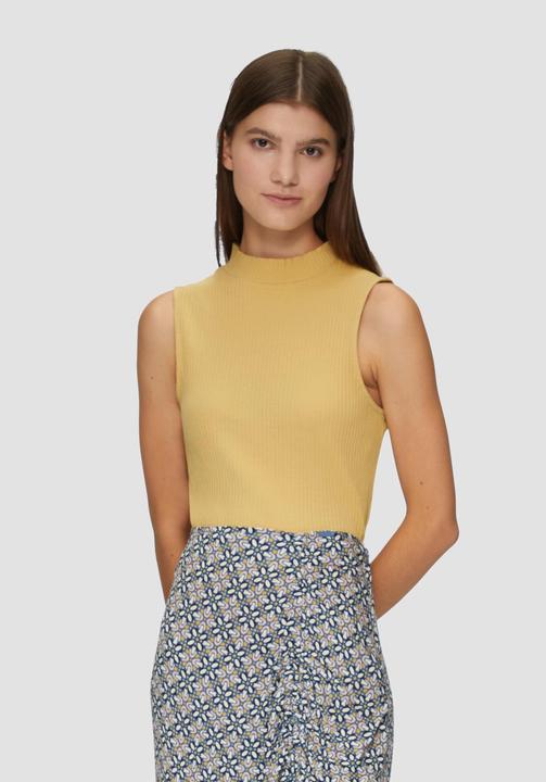 Produktbild S.Oliver T-Shirt Verkürztes Ripptop mit Turtleneck (XXL)