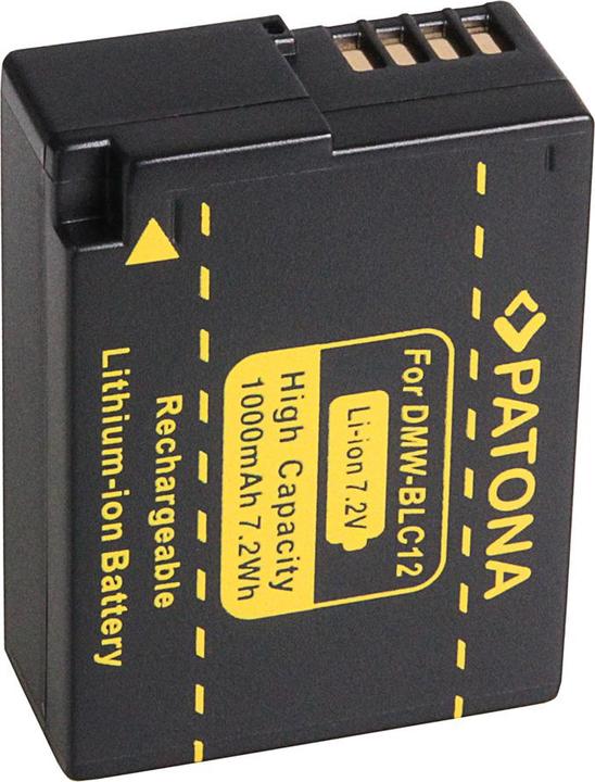Actual product image Patona Panasonic DMW-BLC12 (Camera battery)