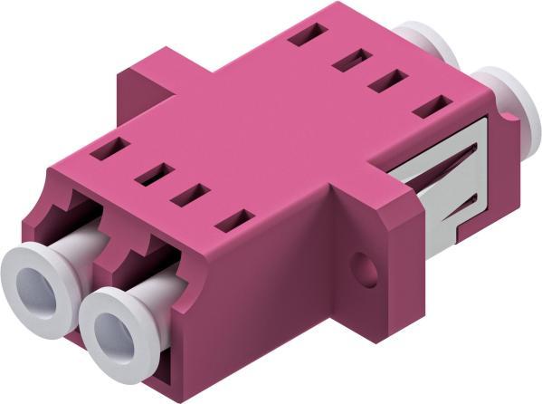 Zellner group EasyLan Accessoires Fibre Optique SLVZAM22DPEV Coupleur Premium LCD OM4 violet érica (Raccord réseau)