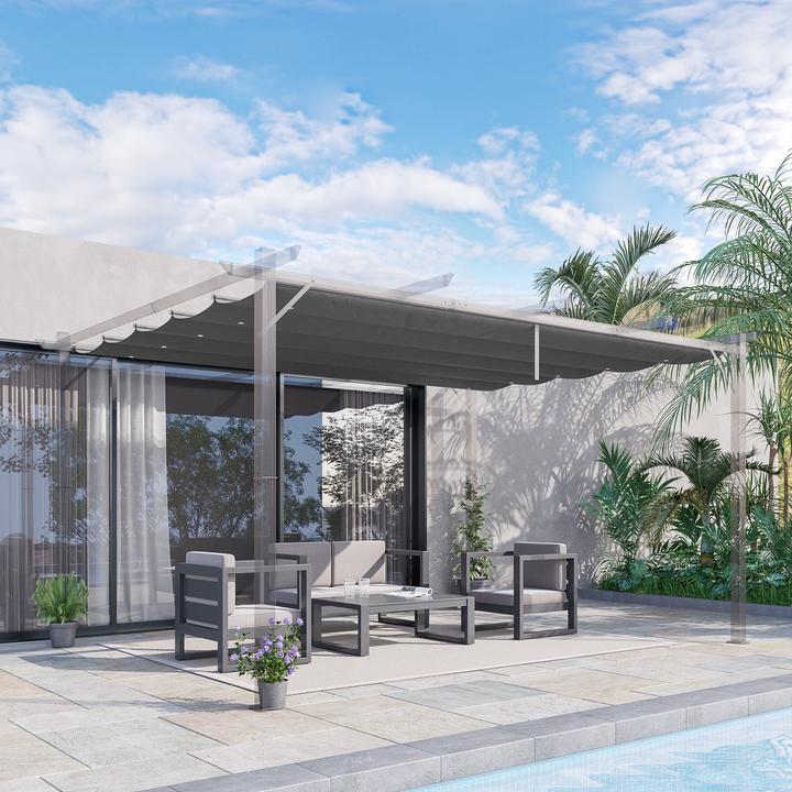 Produktbild Outsunny Ersatzdachtuch für 4 x 3 m Pavillons mit Löchern (250 cm, 350 cm)