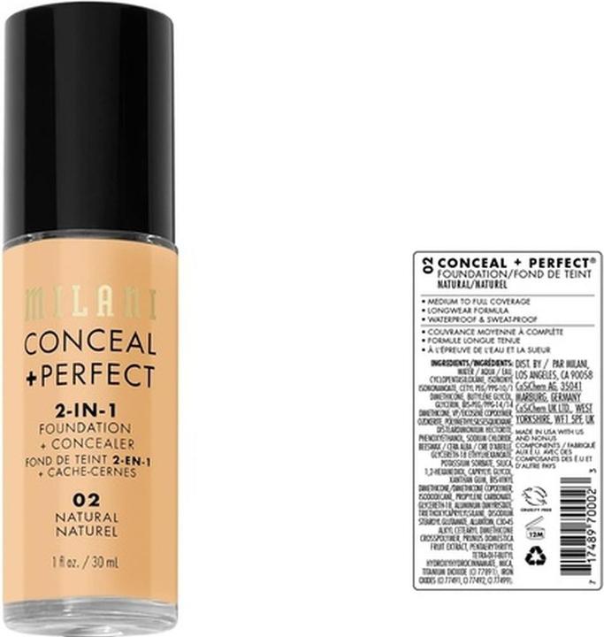 Produktbild Milani Conceal+ Perfect (Sand Beige)