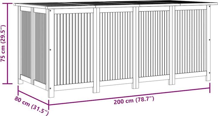 Immagine prodotto vidaXL Gartentruhe