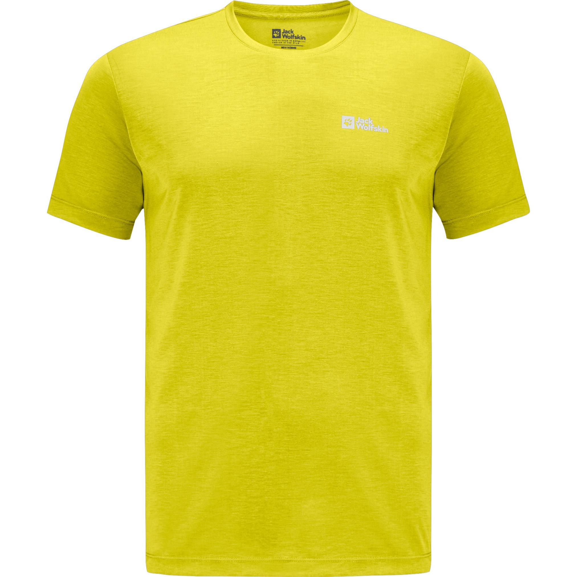 Jack Wolfskin, Herren, Sportshirt, Vonnan S/S T M (M), Gelb, M