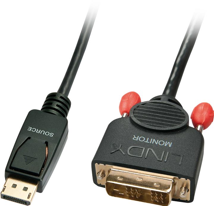 Actual product image Lindy DisplayPort — DVI (5 m, DisplayPort, DVI)