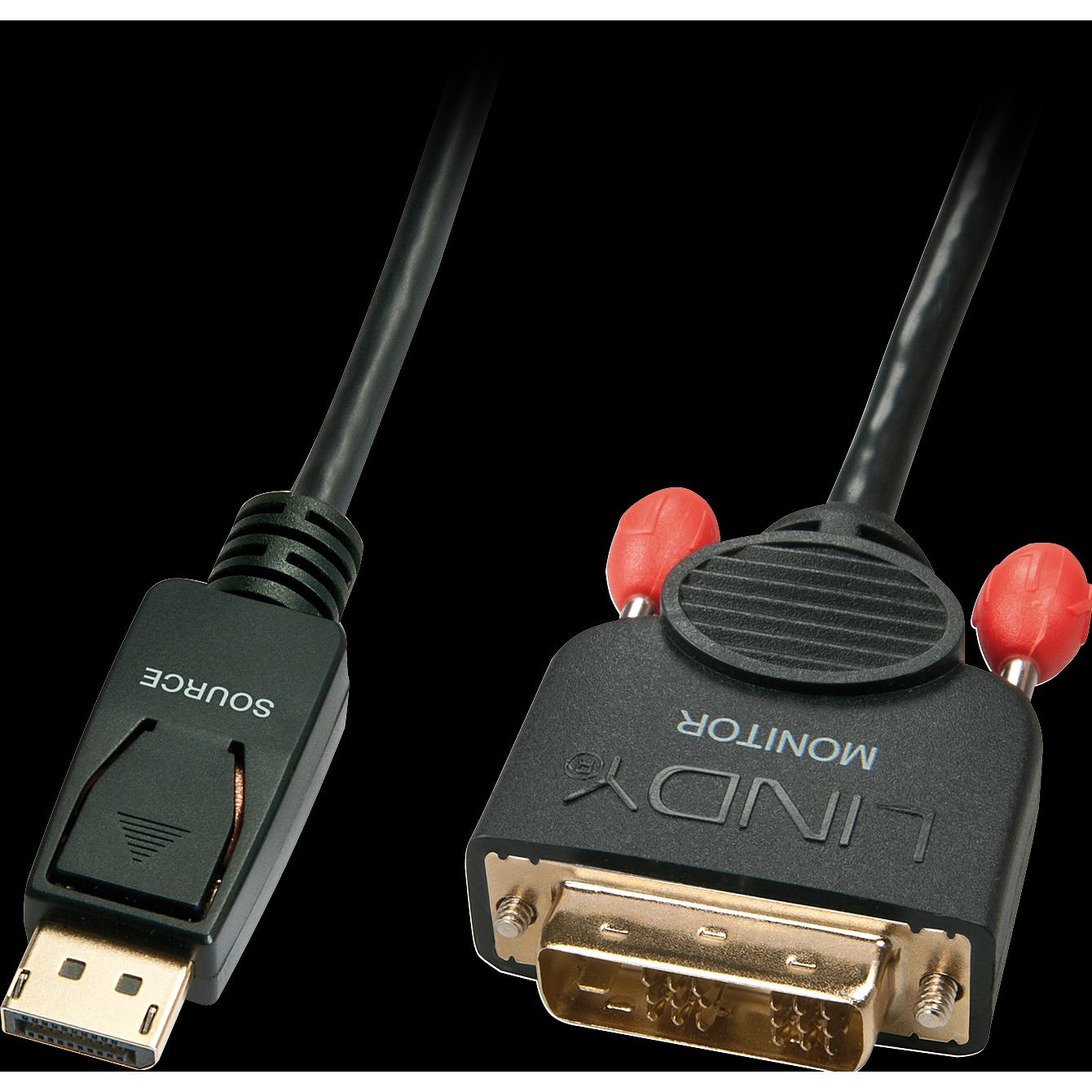 Thumbnail - Lindy DisplayPort — DVI (5 m, DisplayPort, DVI), Video Kabel