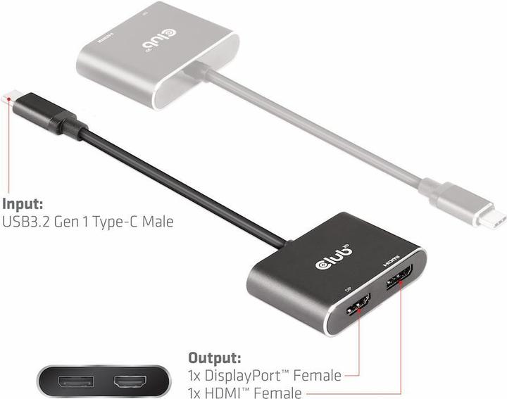 Produktbild Club 3D Usb-Hub (USB, 5.90 cm)