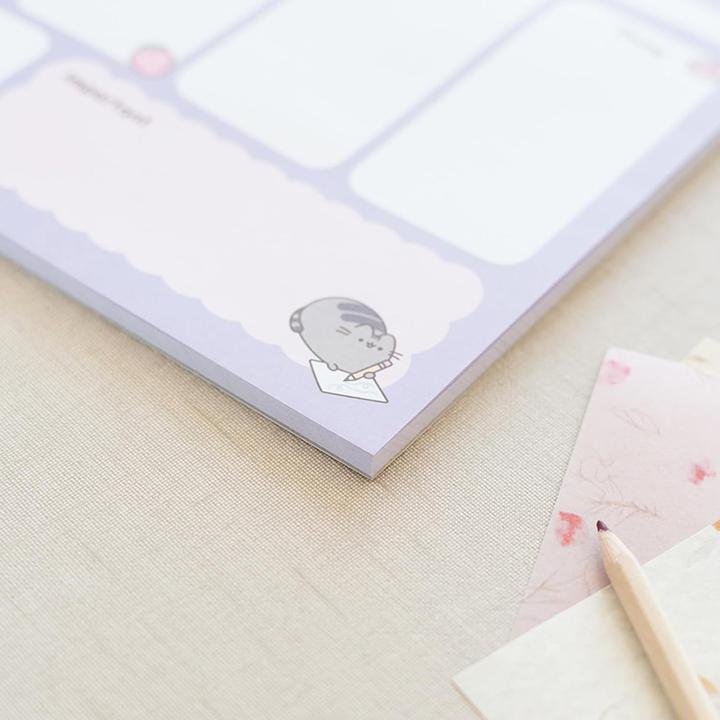 Image du produit Pusheen - Agenda hebdomadaire de la collection Moments, 54 pages A4 (29 x 21 cm)