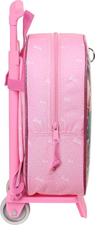 Image du produit Barbie Sac à dos scolaire à roulettes Girl Rose 22 x 27 x 10 cm