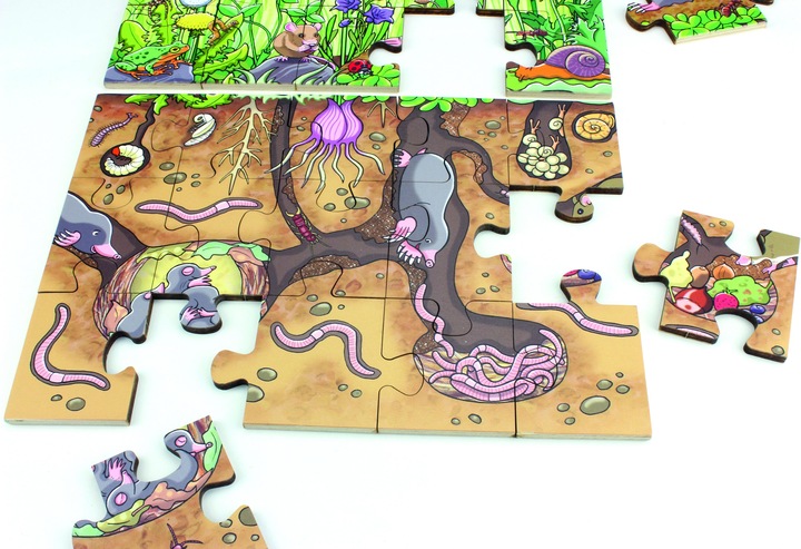 Produktbild Beleduc Boden-Puzzle Entdecke die Blumenwiese